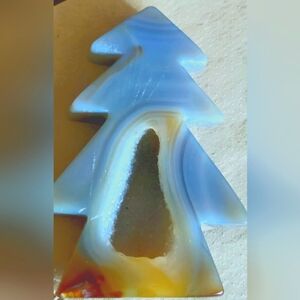 Crystal Druzy&Agate pine tree